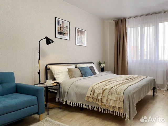 

1-к. квартира, 37 м², 1 кровать