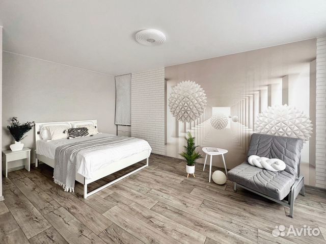 

Квартира-студия, 35 м², 2 кровати