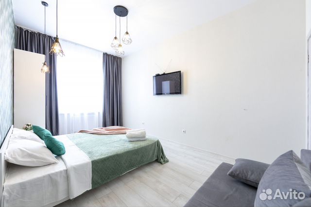 

1-к. квартира, 45 м², 3 кровати