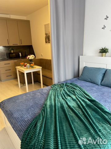 

Квартира-студия, 30 м², 2 кровати