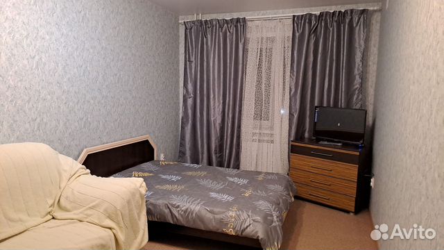 

1-к. квартира, 34 м², 2 кровати