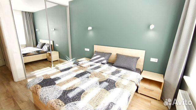 

1-к. квартира, 37 м², 2 кровати
