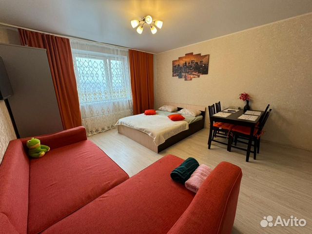 

Квартира-студия, 29 м², 2 кровати
