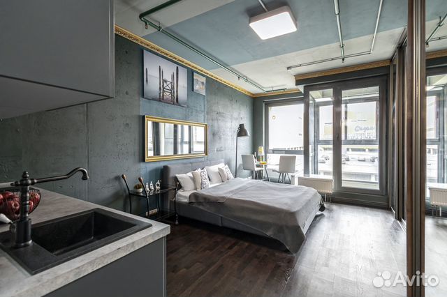 

Квартира-студия, 40 м², 1 кровать