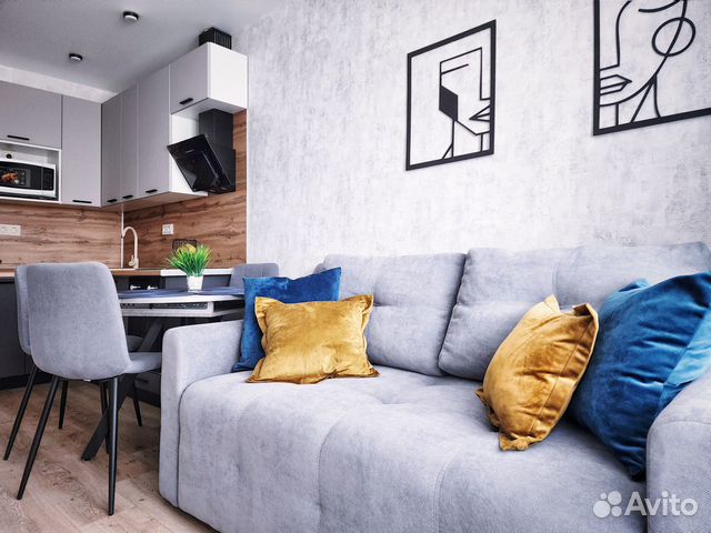 

1-к. квартира, 35 м², 2 кровати