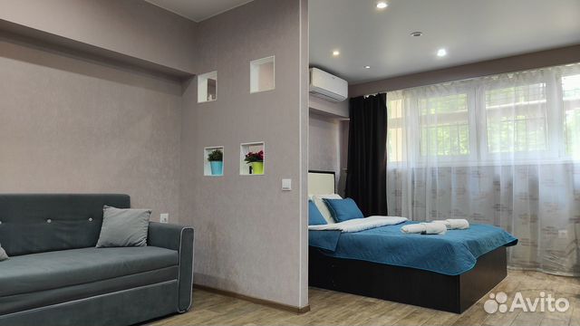 

Квартира-студия, 34 м², 2 кровати