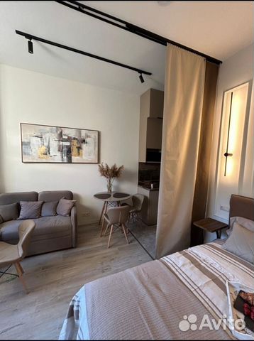 

Квартира-студия, 30 м², 2 кровати