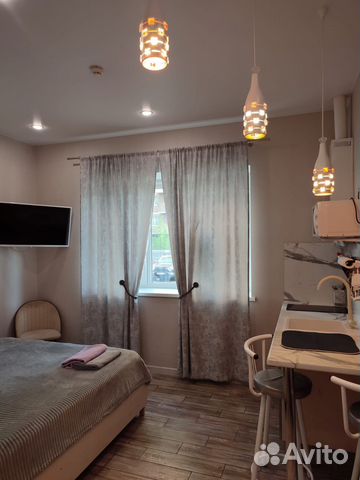 

Квартира-студия, 17 м², 1 кровать