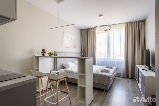 

Квартира-студия, 23 м², 1 кровать