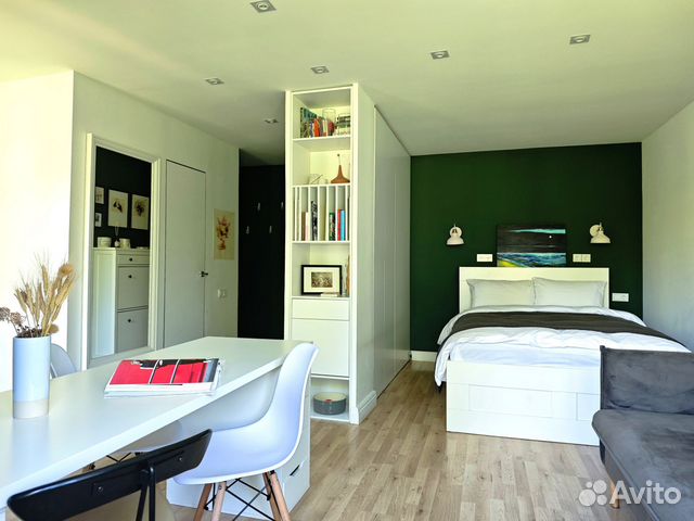 

Квартира-студия, 32 м², 2 кровати