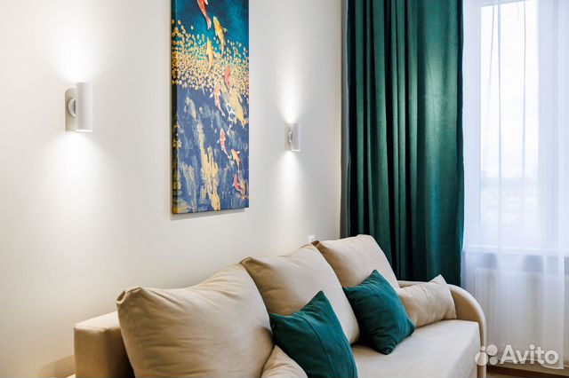 

Квартира-студия, 27 м², 2 кровати