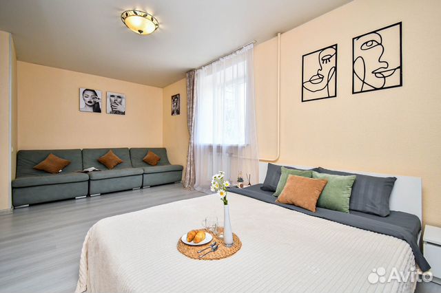 

1-к. квартира, 38 м², 2 кровати