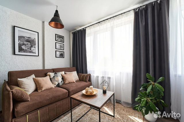 

1-к. квартира, 45 м², 2 кровати
