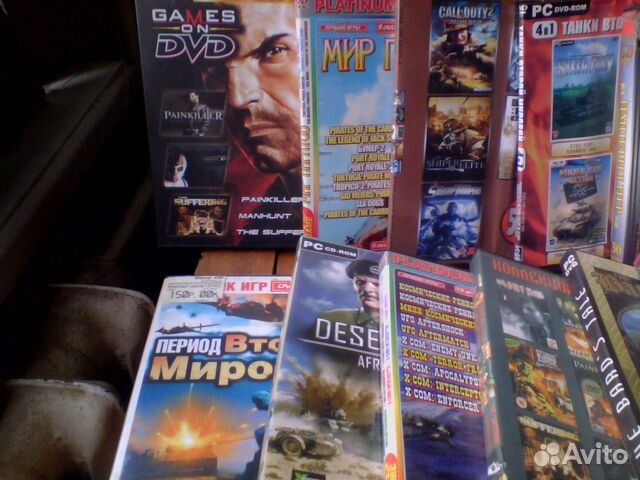 Игры для компьютера DVD и сd