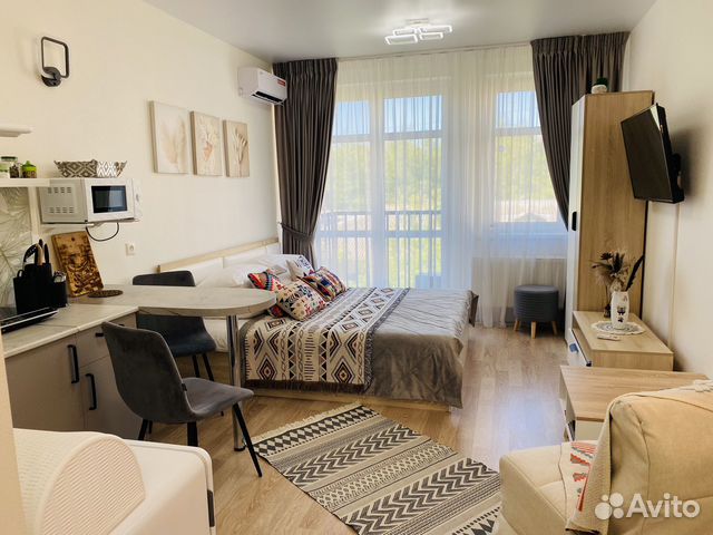 

Квартира-студия, 25 м², 2 кровати