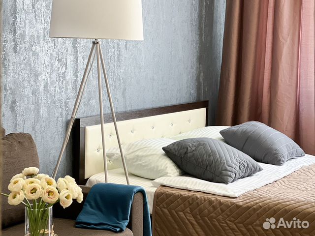 

1-к. квартира, 38 м², 2 кровати