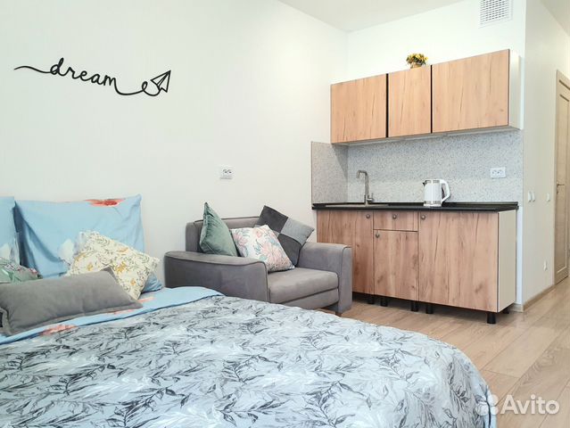 

Квартира-студия, 19 м², 2 кровати