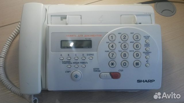 Продаем новый факсимильный аппарат sharp FO-55