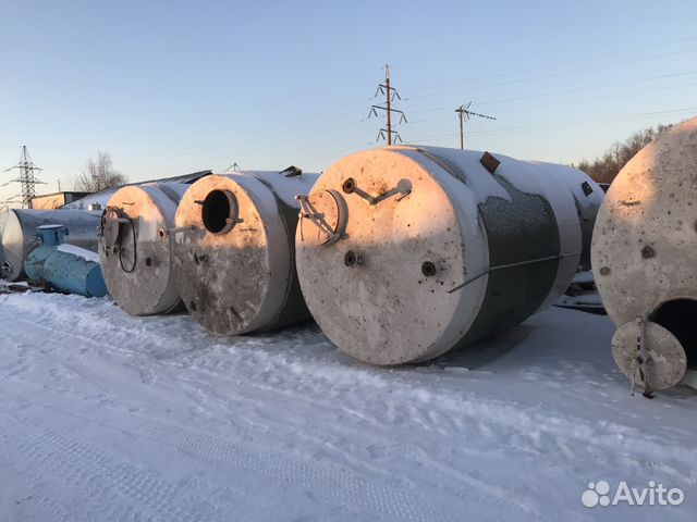 Емкость 8м3 нерж вертикальная