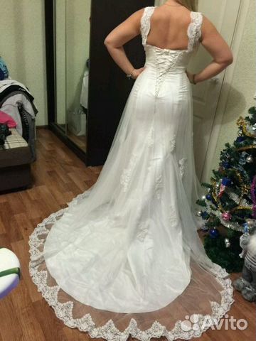 Свадебное платье. Италия 38-42р. После химчистки+