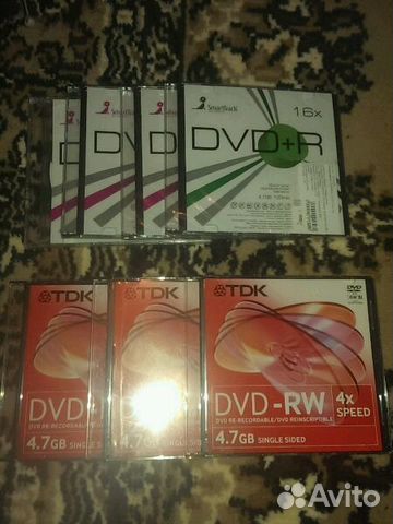 Диск DVD-R, DVD-RW болванки