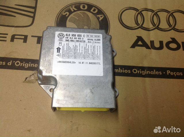 Блок управления аирбег 4L0 910 655 D Audi Q7 Ауди Блок управления аирбег 4L0 910 655 D Audi Q7 Ауди