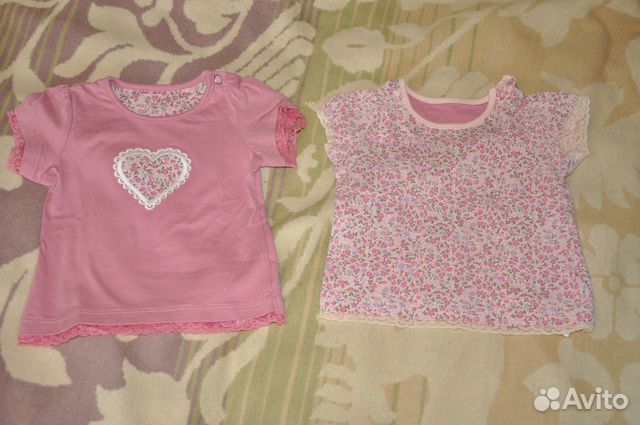 Футболки Mothercare 3-6 мес Футболки Mothercare 3-6 мес