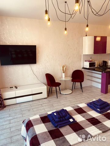 

Квартира-студия, 32 м², 2 кровати