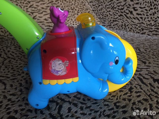 Музыкальная каталка kiddieland слон циркач