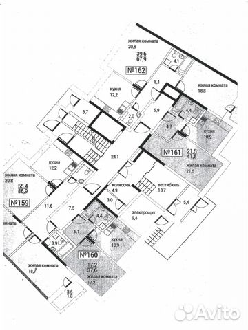 1-к квартира, 42 м², 1/5 эт.