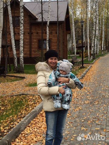 Демисезонный комбинезон (2 шапки в подарок)