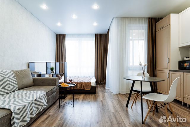 

Квартира-студия, 31 м², 2 кровати