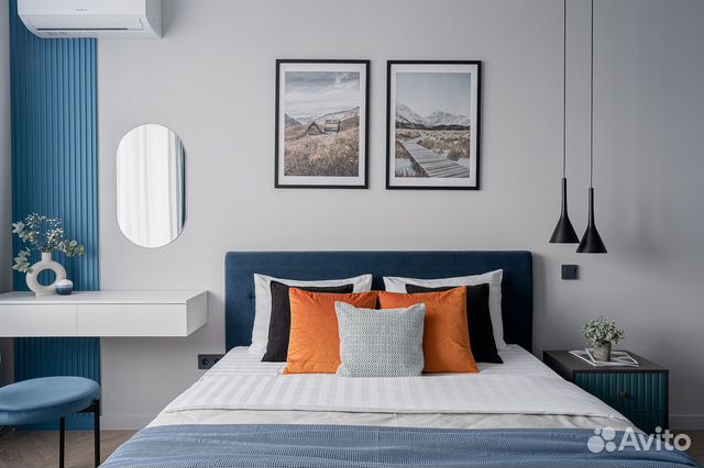 

1-к. квартира, 45 м², 2 кровати