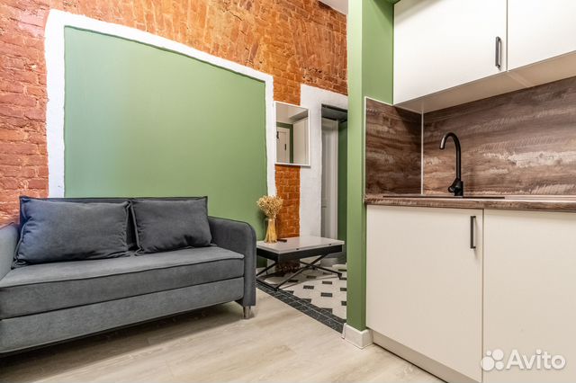 

Квартира-студия, 17 м², 2 кровати