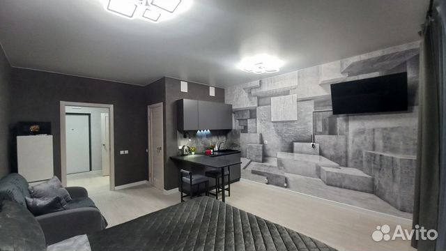 

Квартира-студия, 35 м², 2 кровати