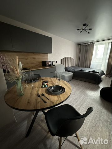 

Квартира-студия, 27 м², 2 кровати