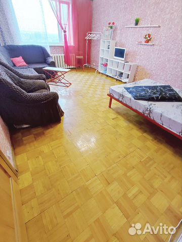 

1-к. квартира, 41 м², 2 кровати