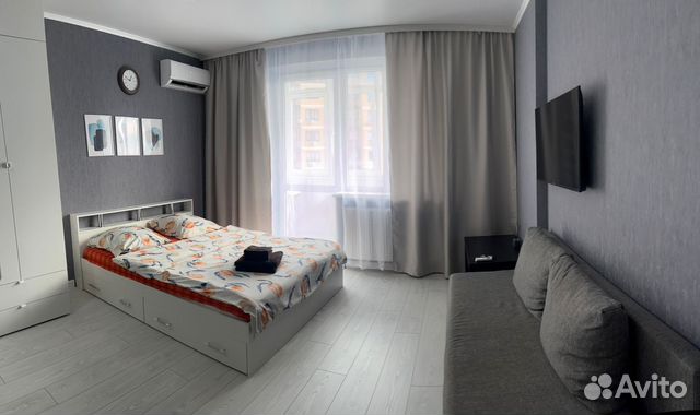 

Квартира-студия, 35 м², 2 кровати