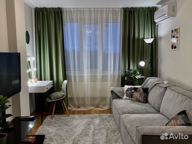 

1-к. квартира, 40 м², 2 кровати