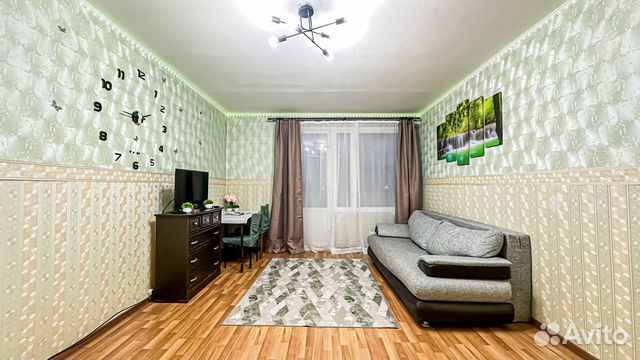 

1-к. квартира, 45 м², 2 кровати