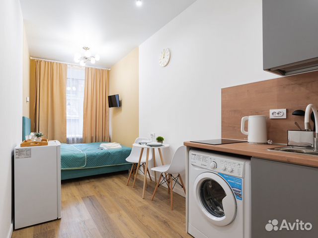 

Квартира-студия, 15 м², 1 кровать