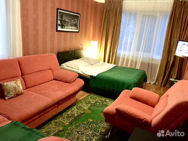 

1-к. квартира, 34 м², 2 кровати