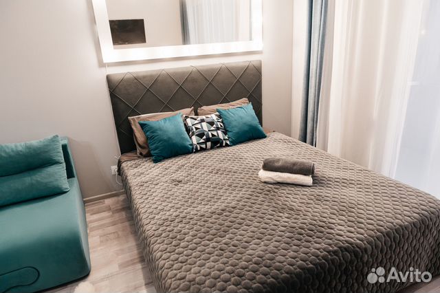 

Квартира-студия, 35 м², 2 кровати