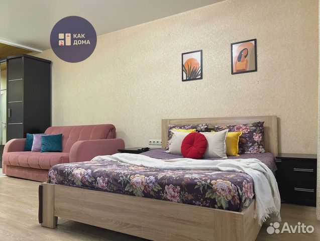 

Квартира-студия, 37 м², 2 кровати
