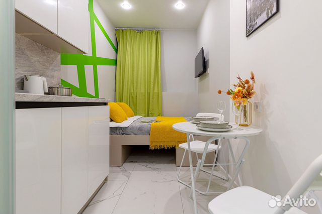 

Квартира-студия, 14 м², 1 кровать