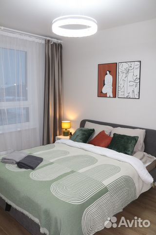 

1-к. квартира, 36 м², 2 кровати