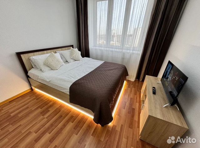

Квартира-студия, 41 м², 2 кровати