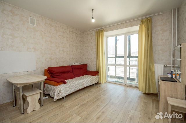 

Квартира-студия, 32 м², 1 кровать