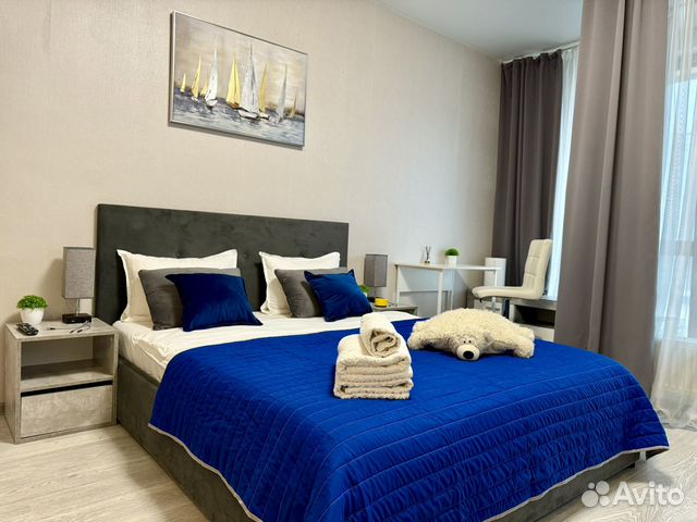 

Квартира-студия, 40 м², 2 кровати