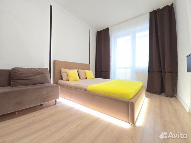

1-к. квартира, 43 м², 2 кровати